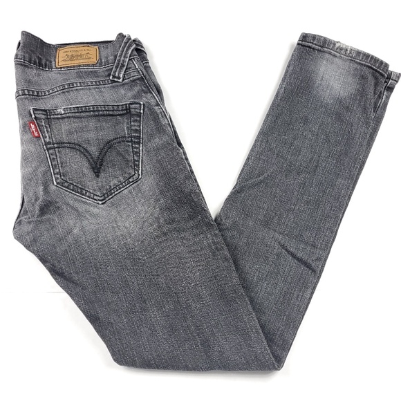 Levi's 504 Slouch Skinny Jeans JR Size 5 M - Picture 2 of 6